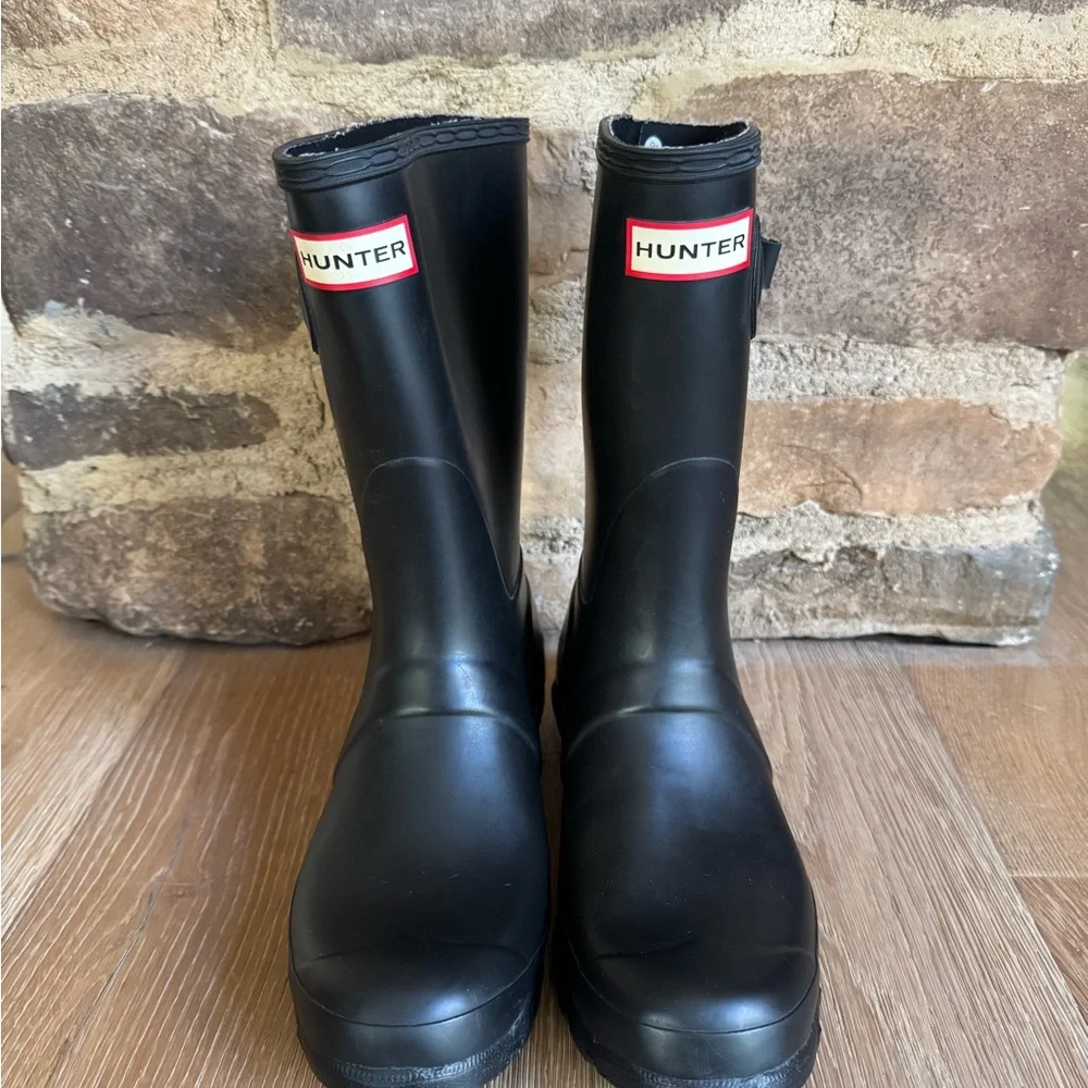 🔥NEW🔥Hunter Black Original Short Rain Bootss z8 NWOT Price Firm!
